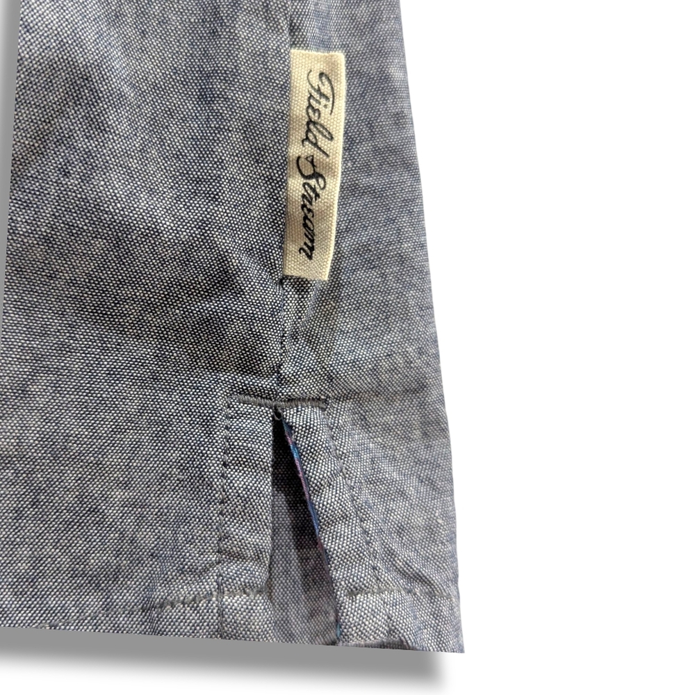 NWT WOMEN'S FIELD & STREAM SLEEVELESS MEDIUM SL CHAMBRAY TOP - Picture 5 of 13